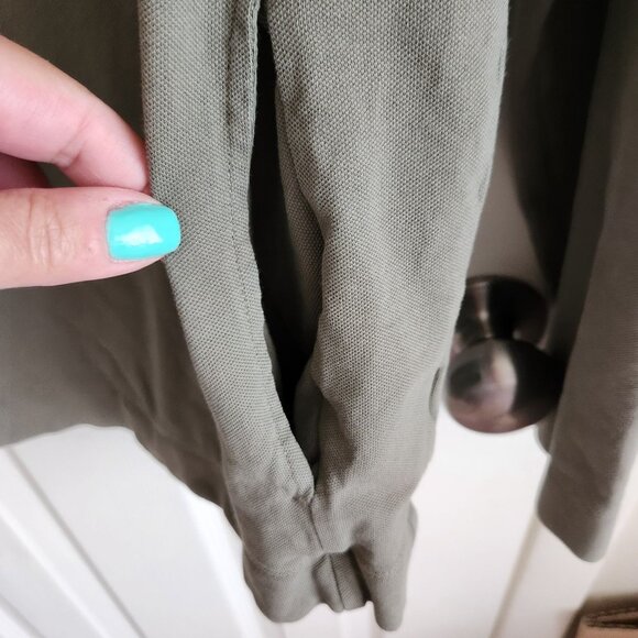 Van Heusen Mens Olive Green 1/4 Zip Pullover Sweatshirt M Regular Fit EUC - Picture 6 of 9